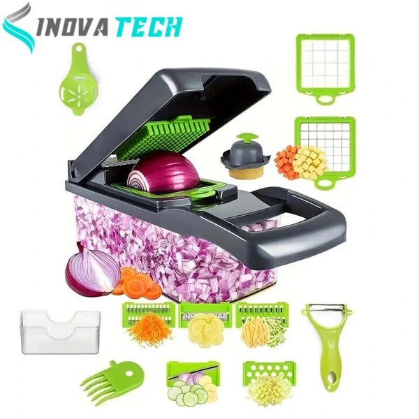 💥 El Kit Completo Cortador 14 en 1 - Tu Cocina Más Práctica con un Solo Kit 💥