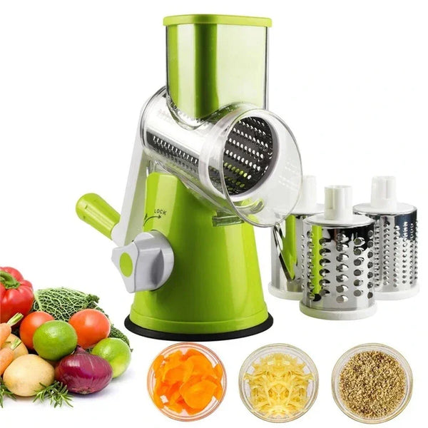 Cortadora Multifuncional 3 en 1 de acero inoxidable +🎁BONUS sorpresa en PDF con recetas rápidas