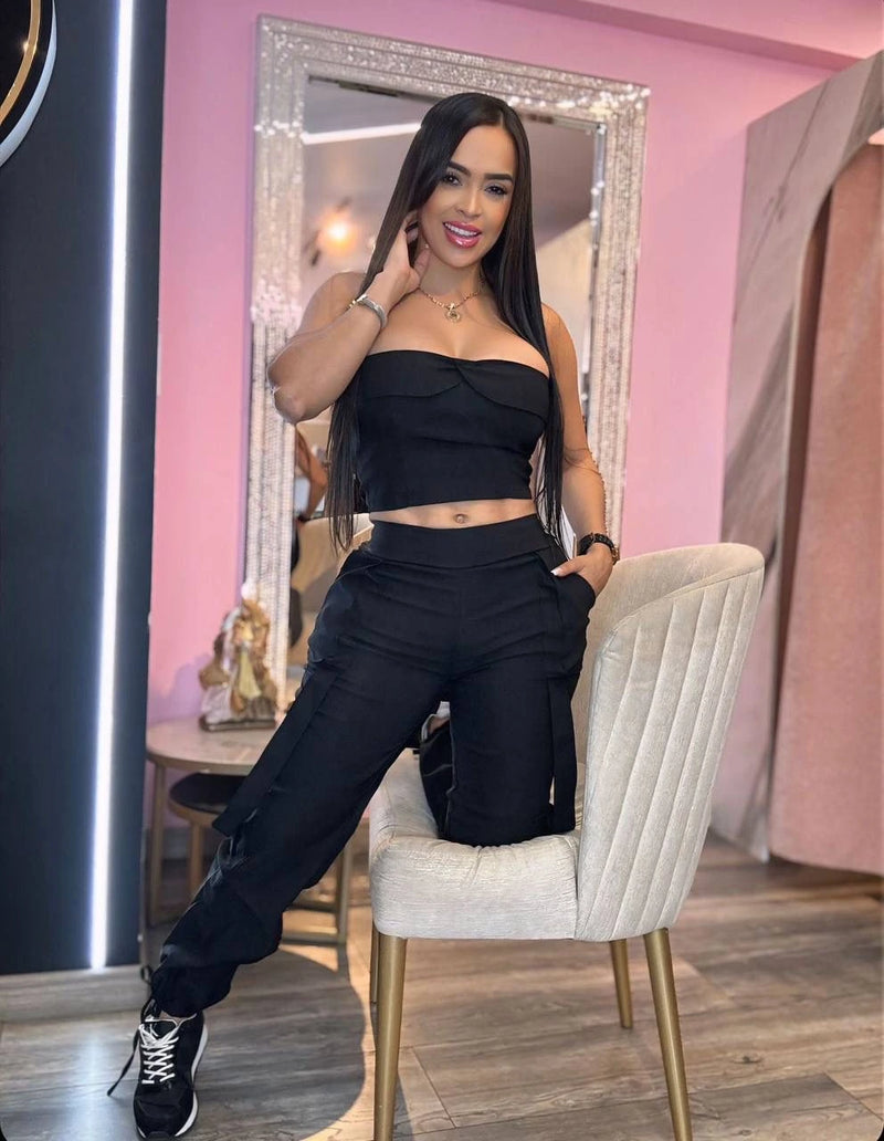 Pantalón + Blusa para Mujeres que aman vestir bien – El Conjunto que Necesitas Hoy 👗🧡