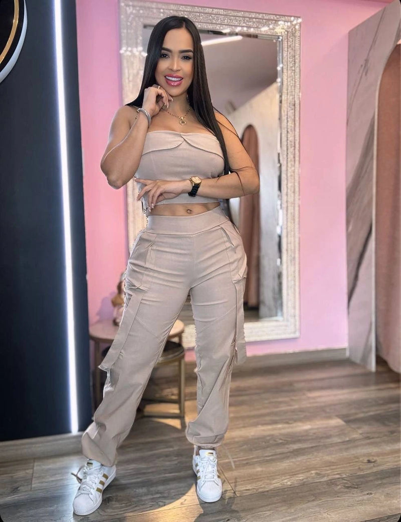 Pantalón + Blusa para Mujeres que aman vestir bien – El Conjunto que Necesitas Hoy 👗🧡