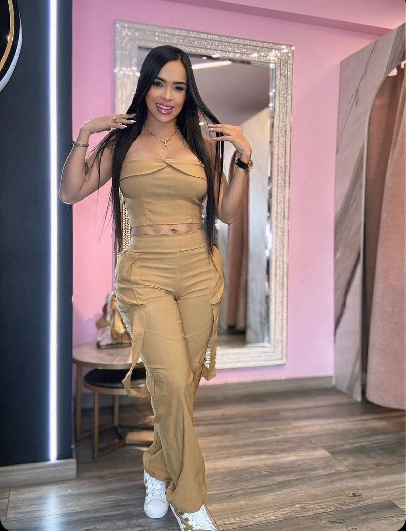 Pantalón + Blusa para Mujeres que aman vestir bien – El Conjunto que Necesitas Hoy 👗🧡